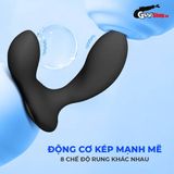 Máy massage tuyến tiền liệt Lelo Hugo 2 Remote Black cao cấp chính hãng