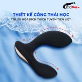 Máy massage tuyến tiền liệt Lelo Hugo 2 Remote Black cao cấp chính hãng
