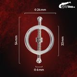 Kẹp vú kích thích đầu ti Chisa Sins Inquisition Spring Metal 378746