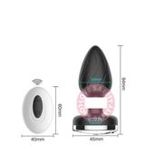 Phích Cắm Massage Hậu Môn Silicone Mềm Mại Cao Cấp Rung Đa Năng 10 Chế Độ - Có Đèn Led Sang Trọng 