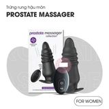 Phích Cắm Hậu Môn Massage Hỗ Trợ Nhu Cầu Phái Nữ 12 Chế Độ Rung Cao Cấp Prostate Massager