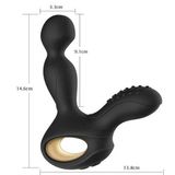 Phích Cắm Rung Hậu Môn Silicone Mềm Mại Rung - Ngoáy - Tỏa Nhiệt 10 Chế Độ NV Cako Nhập Khẩu Chính Hãng