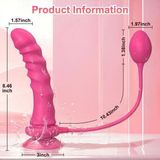 Dương Vật Giả Kết Hợp Dây Nối Phích Hậu Môn Silicone Mềm Cao Cấp Rung 10 Chế Độ Strap On Lust Điều Khiển App