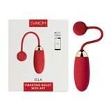 Trứng rung Massage Kích Thích Điểm G Silicone Mềm Chống Nước Rung Đa Năng Svakom Ella Chính Hãng - Điều Khiển qua App