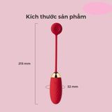Trứng rung Massage Kích Thích Điểm G Silicone Mềm Chống Nước Rung Đa Năng Svakom Ella Chính Hãng - Điều Khiển qua App