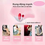 Trứng rung Massage Kích Thích Điểm G Silicone Mềm Chống Nước Rung Đa Năng Svakom Ella Chính Hãng - Điều Khiển qua App