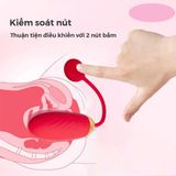 Trứng rung Massage Kích Thích Điểm G Silicone Mềm Chống Nước Rung Đa Năng Svakom Ella Chính Hãng - Điều Khiển qua App