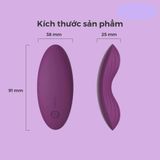 Trứng rung Mini Massage Silicone Mềm Chống nước 11 Chế Độ Rung Svakom Edeny Chính Hãng - Điều Khiển App