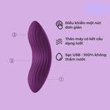 Trứng rung Mini Massage Silicone Mềm Chống nước 11 Chế Độ Rung Svakom Edeny Chính Hãng - Điều Khiển App