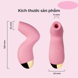 Máy massage Kích Thích Cho Nữ Hút Nhiều Chế Độ Và Cường Độ Svakom Pulse Pure Chính Hãng - Sạc Điện
