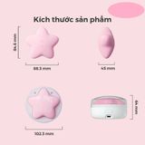Máy massage Silicone Mềm Có Lưỡi Giả Bên Trong Rung - Hút Đa Chế Độ Cao Cấp Svakom Peach Star - Thiết kế hình ngôi sao xinh xắn