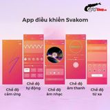 Máy massage Svakom Mimiki Silicone mềm mịn cao cấp thiết kế dạng tai nghe rung - hút theo âm nhạc