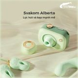 Máy massage 4 món Svakom Alberta Cao Cấp silicone mềm dạng máy ảnh rung tích hợp 3 kiểu cường độ và 5 kiểu hút