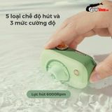 Máy massage 4 món Svakom Alberta Cao Cấp silicone mềm dạng máy ảnh rung tích hợp 3 kiểu cường độ và 5 kiểu hút