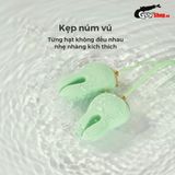 Máy massage 4 món Svakom Alberta Cao Cấp silicone mềm dạng máy ảnh rung tích hợp 3 kiểu cường độ và 5 kiểu hút