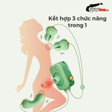 Máy massage 4 món Svakom Alberta Cao Cấp silicone mềm dạng máy ảnh rung tích hợp 3 kiểu cường độ và 5 kiểu hút