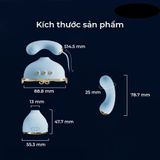 Máy massage silicone mềm tích hợp các chế độ rung - hút - tỏa nhiệt Svakom BeYourLover Morole - thiết kế dạng điện thoại