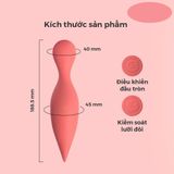 Máy massage silicone mềm cao cấp Svakom Siren đầu rung mạnh mẽ đa năng đa dạng