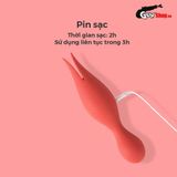 Máy massage silicone mềm cao cấp Svakom Siren đầu rung mạnh mẽ đa năng đa dạng