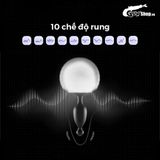 Trứng rung massage hậu môn silicone cao cấp dạng đuôi thỏ Magic Motion Bunny tích hợp 10 chế độ rung khác nhau,