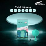 Trứng rung silicon cao cấp rung tích hợp nhiều chế độ khác nhau Magic Motion Fugu Xanh chống nước