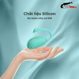 Trứng rung silicon cao cấp rung tích hợp nhiều chế độ khác nhau Magic Motion Fugu Xanh chống nước