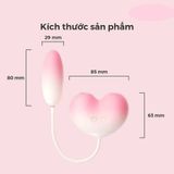 Máy massage Silicon siêu mềm Svakom Zemalia Peach Dolce rung - hút - liếm nhiều chế độ chính hãng