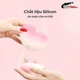 Máy massage Silicon siêu mềm Svakom Zemalia Peach Dolce rung - hút - liếm nhiều chế độ chính hãng