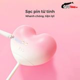 Máy massage Silicon siêu mềm Svakom Zemalia Peach Dolce rung - hút - liếm nhiều chế độ chính hãng