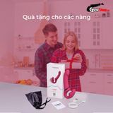 Dương vật giả Silicon siêu mềm cao cấp Lovense Lapis 2 đầu rung mạnh mẽ 3 động cơ rung độc lập kích thích khoái cảm