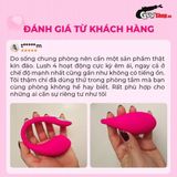 Trứng rung Tình Yêu Lovense Lush 4 Silicon siêu mềm Rung Mạnh mẽ tự do điều chỉnh chống nước có đèn led nhấp nháy