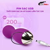 Trứng rung massage Silicon siêu mềm Lelo Hula Beads 8 chế độ rung cao cấp