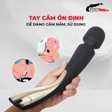Máy massage silicon cao cấp Lelo Smart Wand 2 Large rung 10 chế độ kích thích màn dạo đầu nóng bỏng
