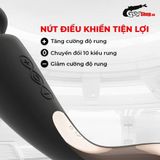Máy massage silicon cao cấp Lelo Smart Wand 2 Large rung 10 chế độ kích thích màn dạo đầu nóng bỏng