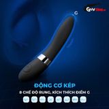 Máy massage silicon mềm mại Lelo Elise 2 cao cấp với 8 chế độ rung kép kích cảm giác rung chuyển cơ thể dữ dội