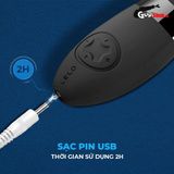 Máy massage silicon mềm mại Lelo Elise 2 cao cấp với 8 chế độ rung kép kích cảm giác rung chuyển cơ thể dữ dội