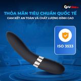 Máy massage silicon mềm mại Lelo Elise 2 cao cấp với 8 chế độ rung kép kích cảm giác rung chuyển cơ thể dữ dội