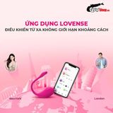 Trứng rung Silicon siêu mềm Lovense Lush 2 cao cấp kích thích bền bỉ với đa dạng chế độ rung với cường độ có thể điều chỉnh