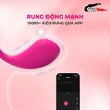 Trứng rung Silicon siêu mềm Lovense Lush 2 cao cấp kích thích bền bỉ với đa dạng chế độ rung với cường độ có thể điều chỉnh