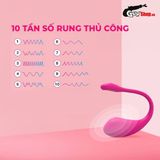 Trứng rung Silicon siêu mềm Lovense Lush 2 cao cấp kích thích bền bỉ với đa dạng chế độ rung với cường độ có thể điều chỉnh
