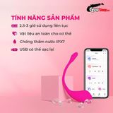 Trứng rung Silicon siêu mềm Lovense Lush 2 cao cấp kích thích bền bỉ với đa dạng chế độ rung với cường độ có thể điều chỉnh