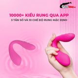 Trứng rung Silicon siêu mềm Lovense Dolce gân nổi ở 2 đầu rung tích hợp 3 tần số và 10 kiểu rung chống thấm nước