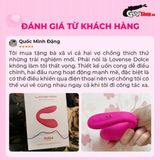 Trứng rung Silicon siêu mềm Lovense Dolce gân nổi ở 2 đầu rung tích hợp 3 tần số và 10 kiểu rung chống thấm nước