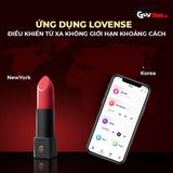 Trứng rung Silicon siêu mềm Lovense Exomoon cao cấp giả dạng thỏi son thiết kế nhỏ gọn rung theo âm thanh chống nước