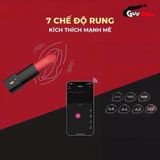 Trứng rung Silicon siêu mềm Lovense Exomoon cao cấp giả dạng thỏi son thiết kế nhỏ gọn rung theo âm thanh chống nước