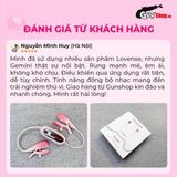 Máy massage kẹp vú Lovense Gemini Silicone véo và rung râm ran nhiều chế độ chống thấm nước - sạc điện