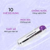 Trứng rung hậu môn Yeain Mini Vibrator hình viên đạn 10 tốc độ rung 335948