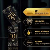 Bao Cao Su Siêu Mỏng Playah 0.01 Non Latex Cao Cấp Chính Hãng