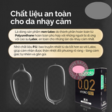 Bao Cao Su Siêu Mỏng Okamoto 0.02 PU Cao Cấp Chính Hãng