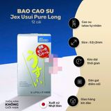 Bao Cao Su Kéo Dài Thời Gian Jex Usui Pure Long Cao Cấp Chính Hãng